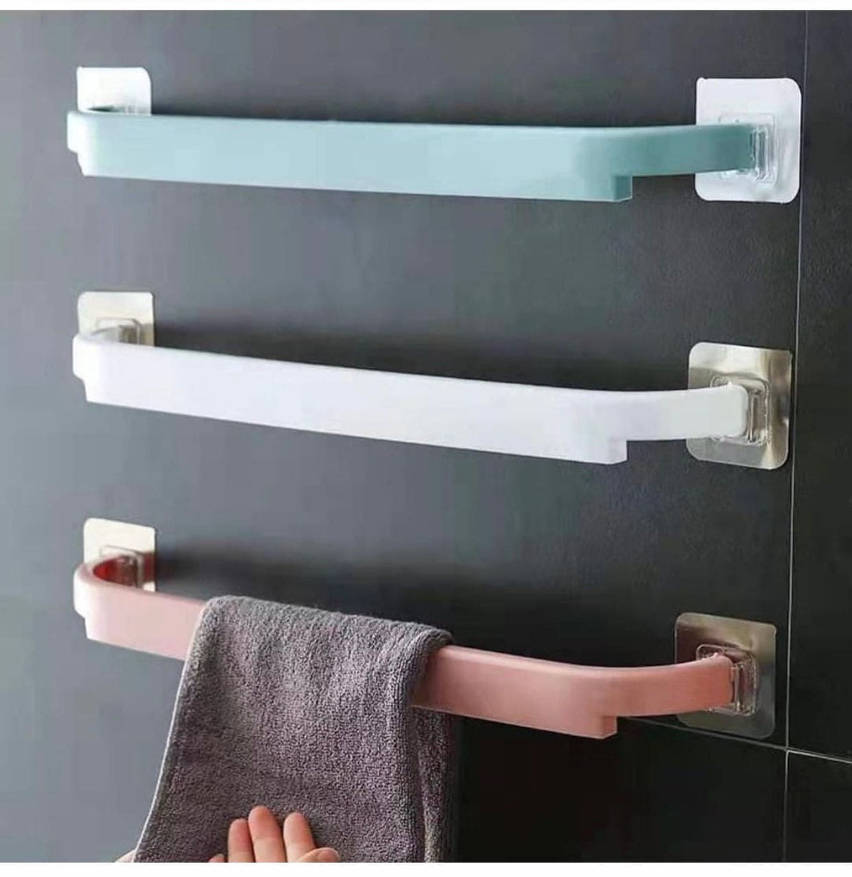 Towel Stand For Bathroom, Self Adhesive Punch-Free Plastic Bathroom Towel Bar, Modern Towel Rail Bathroom for Home Kitchen Bathroom Towel Stand For Bathroom, Self Adhesive Punch-Free Plastic Bathroom Towel Bar, Modern Towel Rail Bathroom for Home Kitchen Bathroom
